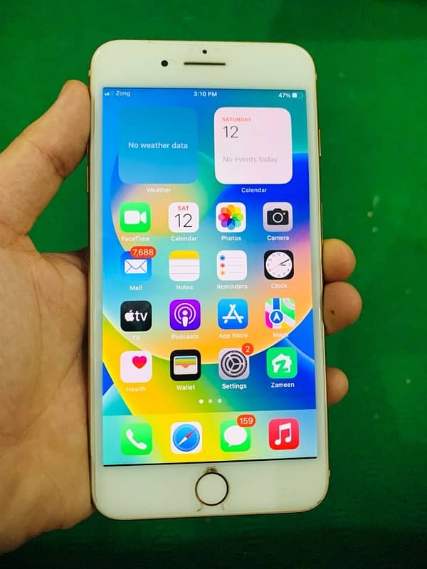 8plus pta approved 64gb golden 100% health 1