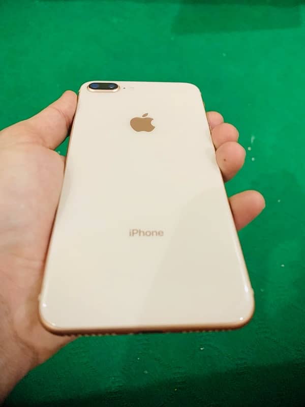 8plus pta approved 64gb golden 100% health 5