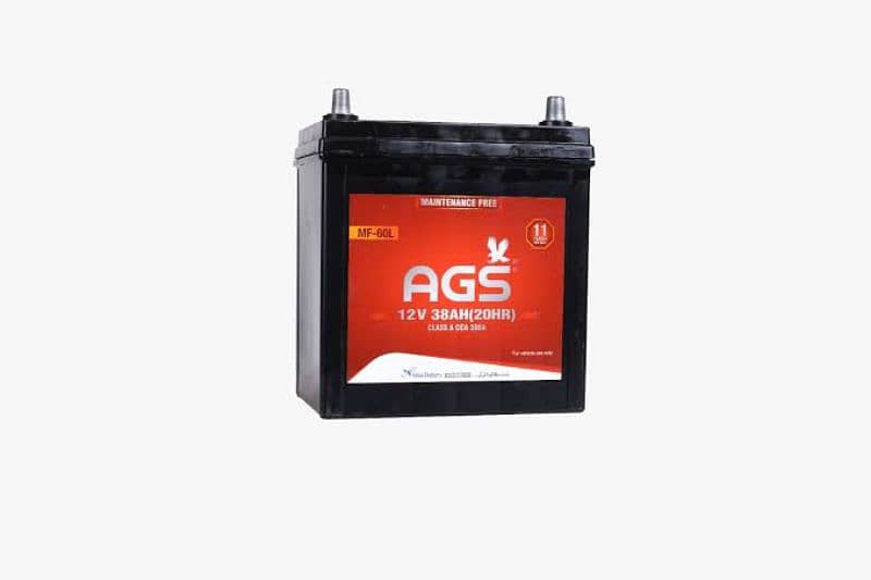 AGS dry battery for car in warranty. . urgent sale 0