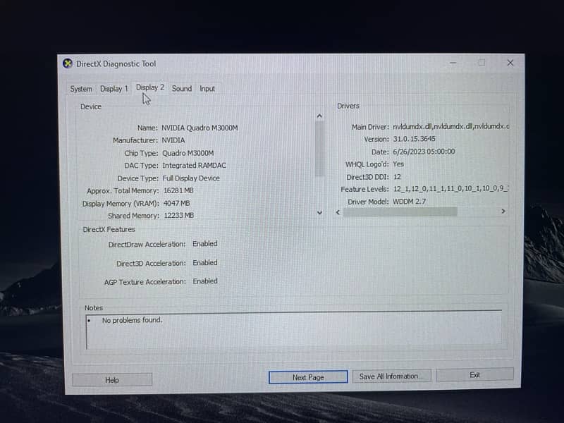 Dell Core i7 6th Gen With 4GB Nvidia 5