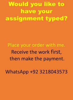assignment