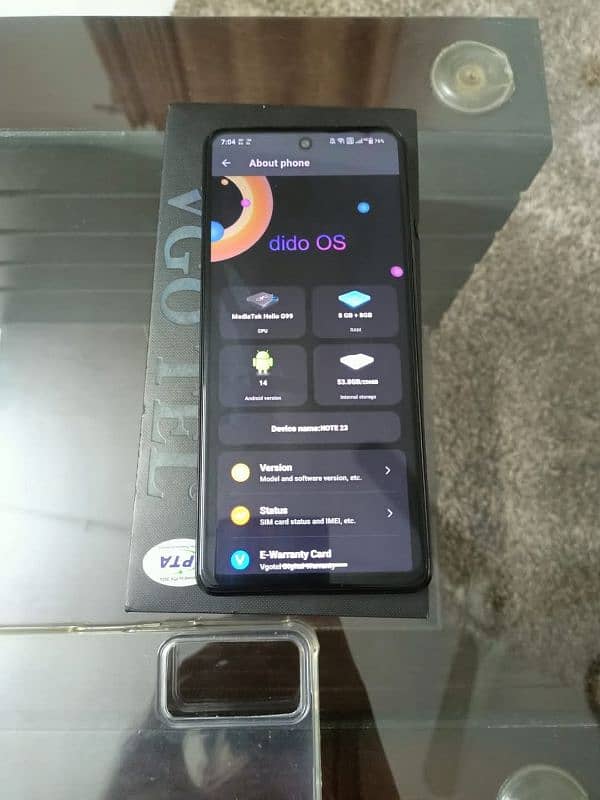 VGOTEL NOTE 23 LUXH MOBILE With Box charger 5