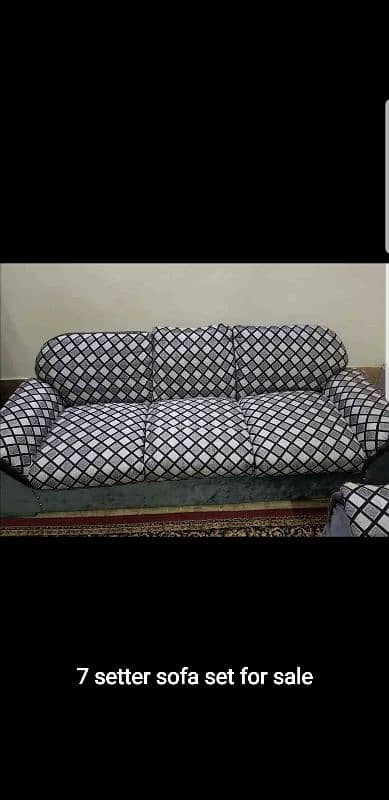 7 seater sofa set urgent sale 0