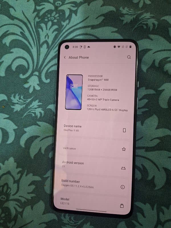 Oneplus 9 5g 12/256gb 6