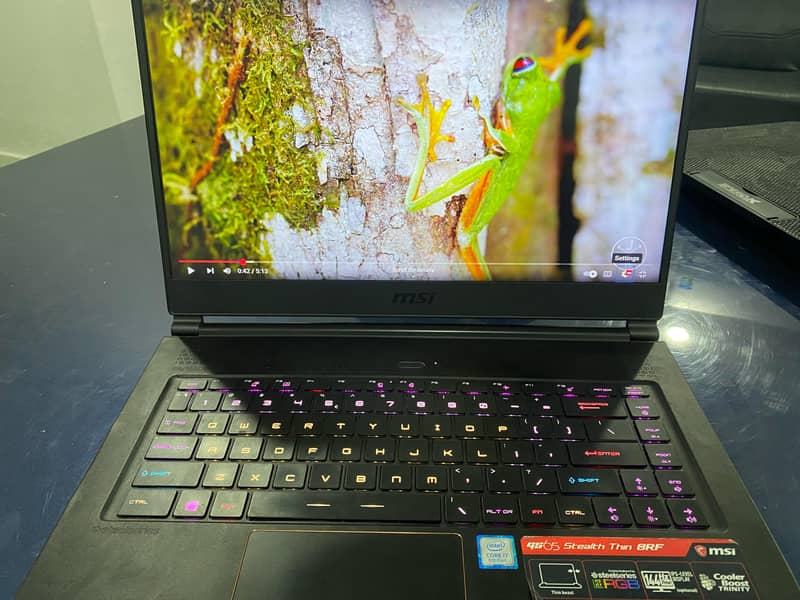 MSI GS65 Stealth| i7 8th Gen| GTX 1070| Gaming Beast| 32GB| 1 TB SDD 5