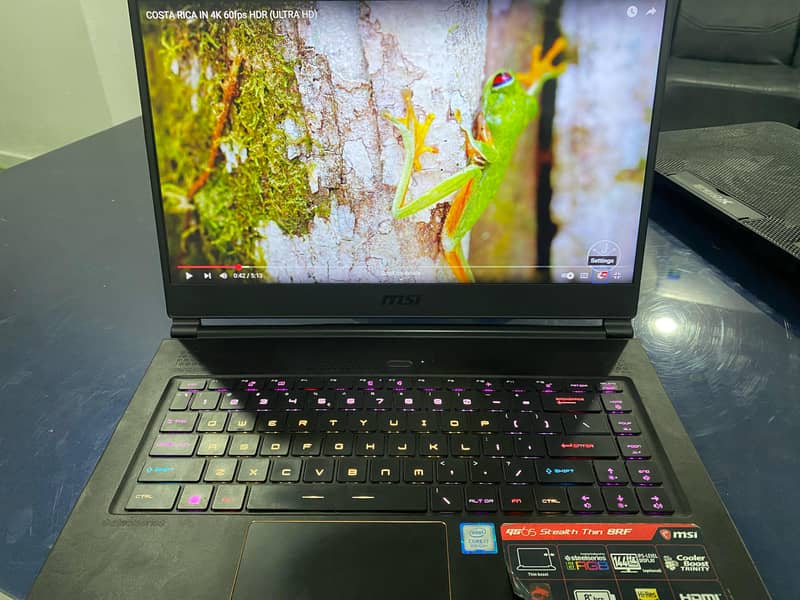 MSI GS65 Stealth| i7 8th Gen| GTX 1070| Gaming Beast| 32GB| 1 TB SDD 6
