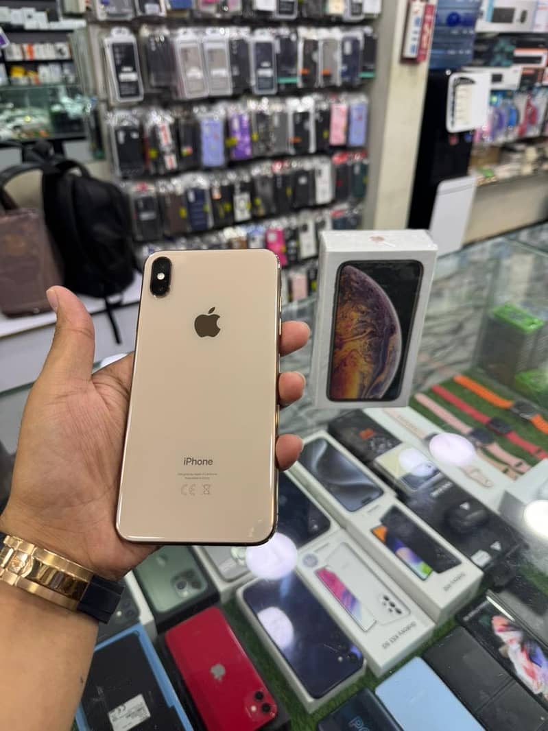 Xs max pta approved 256gb with Orignal box 0
