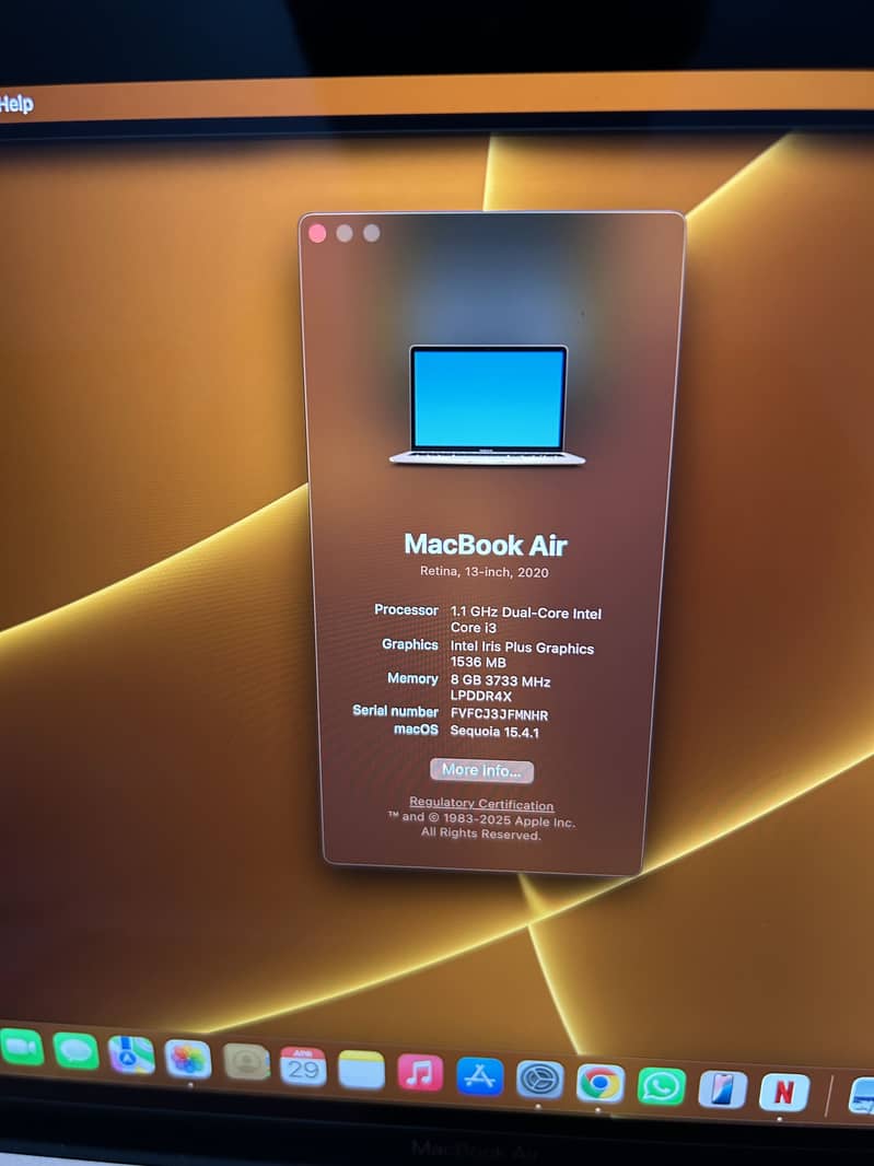 Macbook Air 2020 Gold 7