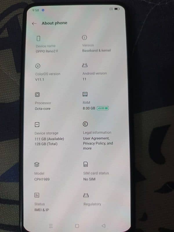 OPPO Reno2 F 8/128 Only Mobile 1
