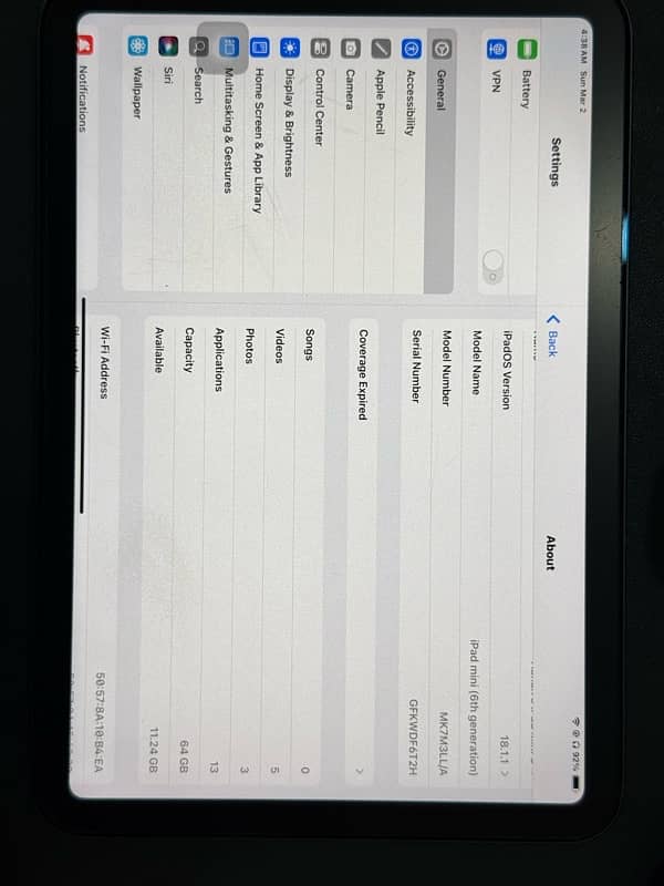 iPad Mini 6 - 64 GB - Wifi 2