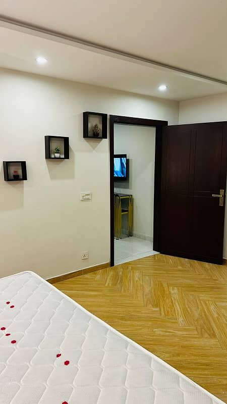 we are offering a 1 bed apartment for rent in Jasmine block bahria town 5