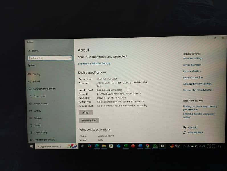 Dell latitude 7300 10/10 condition up for sale. 2