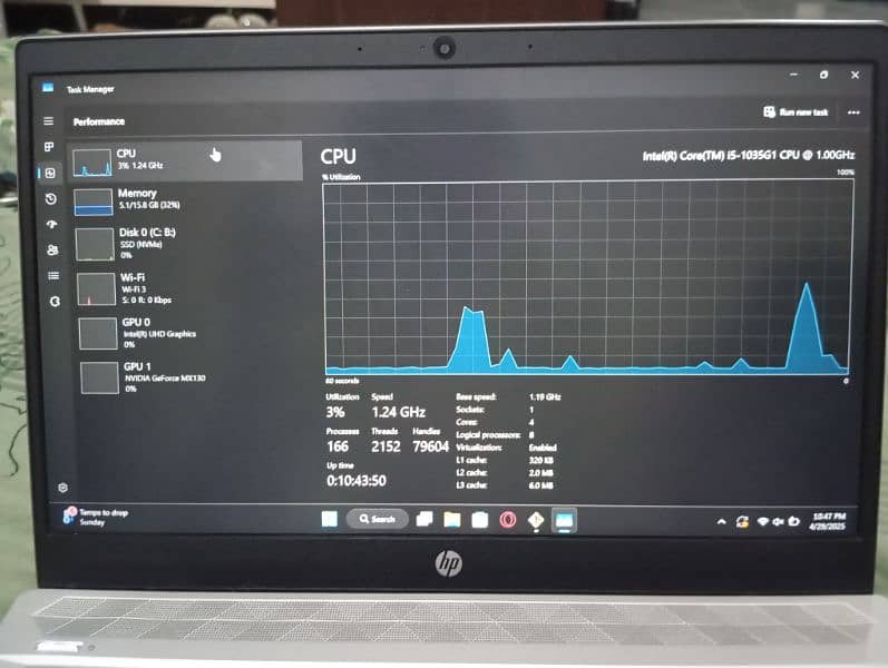 gaming laptop hp pavilion 14 ce3501na i5 10gen Nvidia Mx1302gb 16gbram 0