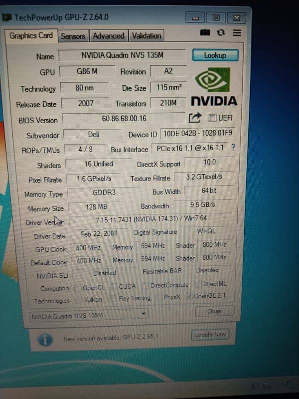 Laptop Dell latitude D630 3