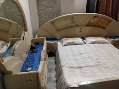 Bed with Dressing Table for sale