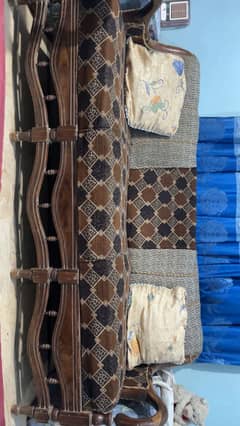 original Wooden 5 sitters Sofa