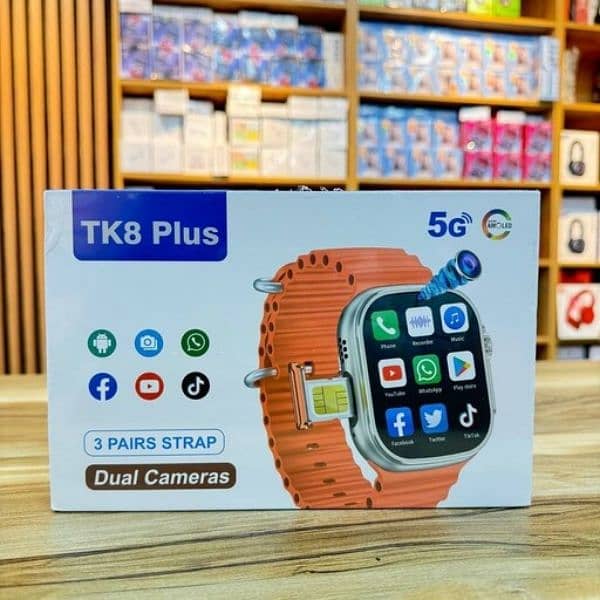 Sim Supported Android Smartwatch With Camera | Telzeal TC41 | TC42 |5G 1