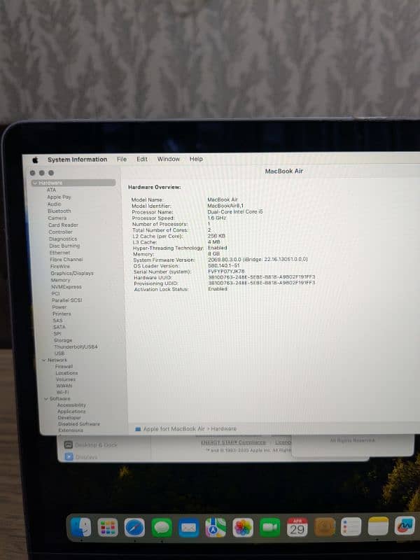 MacBook air 2018 6