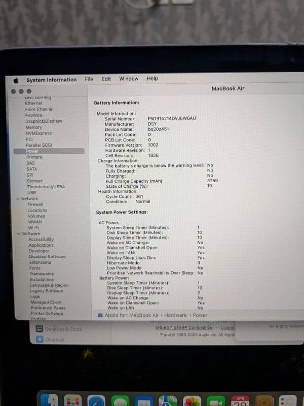MacBook air 2018 7