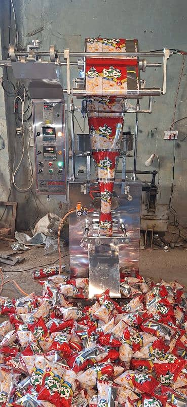 Automatic Packing Machine For Slanty Nimko Chips Spices Rice Surf Salt 16