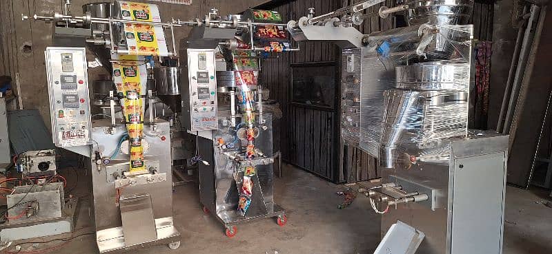 Automatic Packing Machine For Slanty Nimko Chips Spices Rice Surf Salt 18