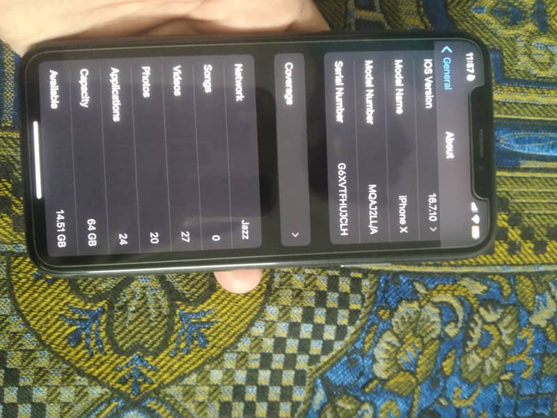 Iphone X pta aproved 64gb 1