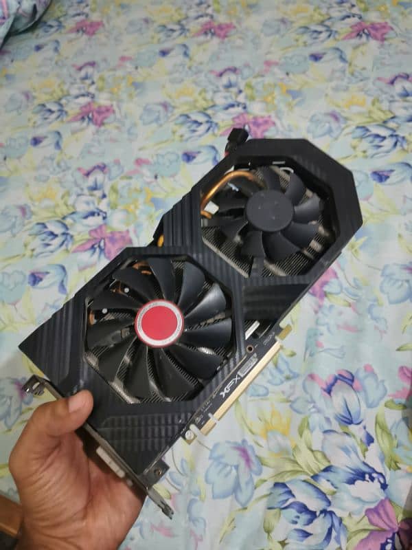 Gaming Gpu Amd Readon Rx580 XFX 8gb 256bit Graphic card 0