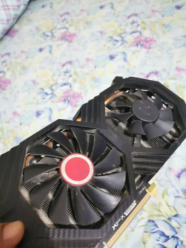 Gaming Gpu Amd Readon Rx580 XFX 8gb 256bit Graphic card 1