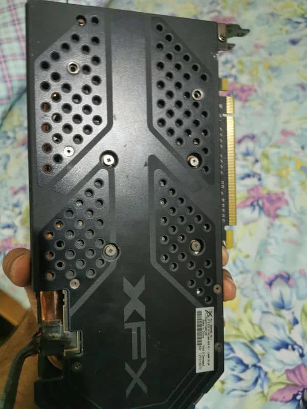 Gaming Gpu Amd Readon Rx580 XFX 8gb 256bit Graphic card 4