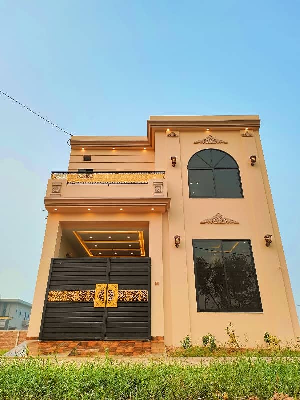 4 Marla Double Story beautiful Spanish house available for sale in Multan public school road in gated community near pak turk school 0