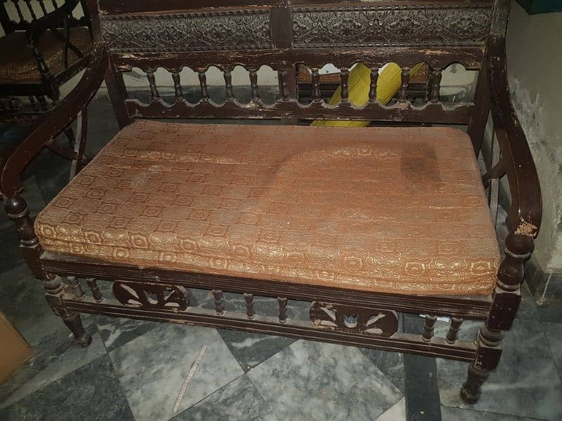 wood sofa 4 seater 1