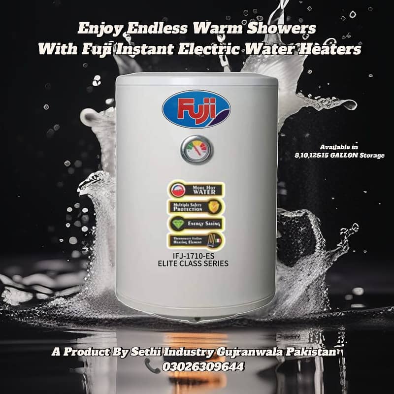 Enjoy Endless Warm Showers With Fuji Instant Electric Water Heaters 0