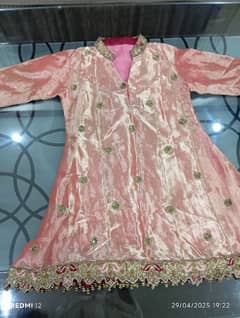 girls fancy party wear condition 10/10 kora work