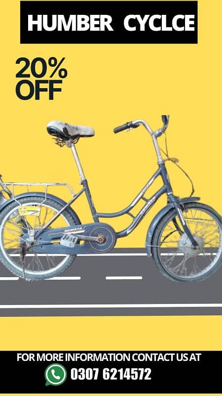 bicycle Humber japani brand cycle Rs 12000 0