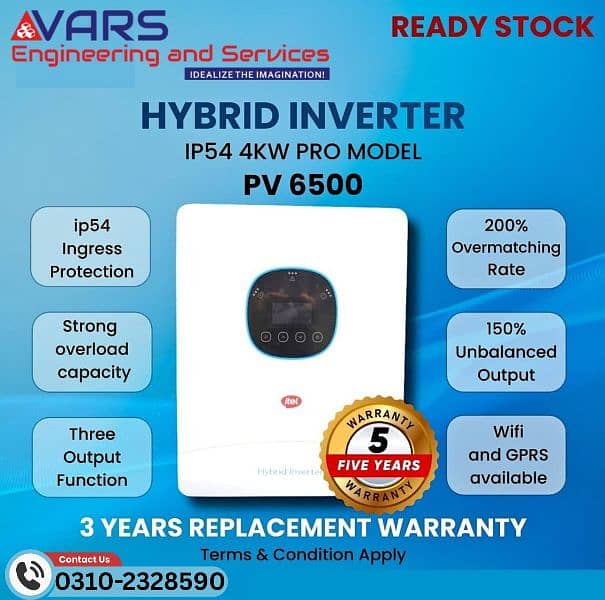 ITEL Hybrid Solar Inverter – 4KW / 6KW Pro Series 0