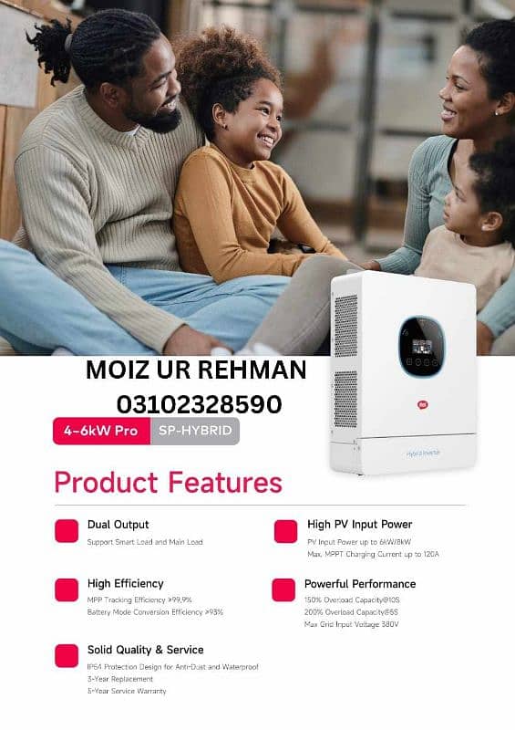 ITEL Hybrid Solar Inverter – 4KW / 6KW Pro Series 3