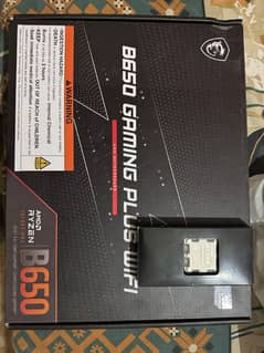 b650 msi gaming plus wifi with 7800x3d processor