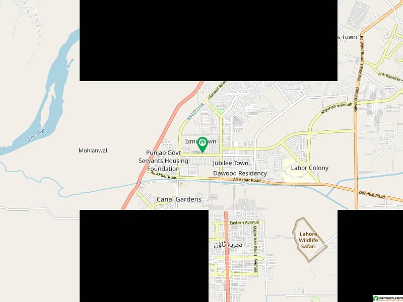 150ft Road Semi Commercial Kanal Ideal Location Plot For sale in Jubilee Town Lahore 0