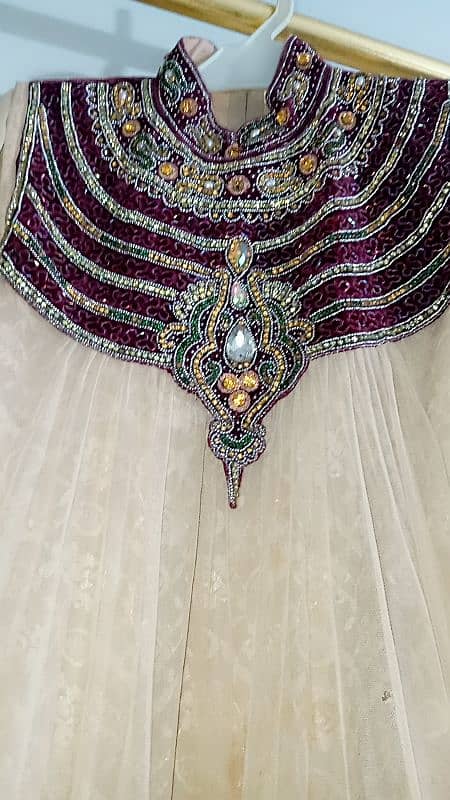 net and velvet frock 0