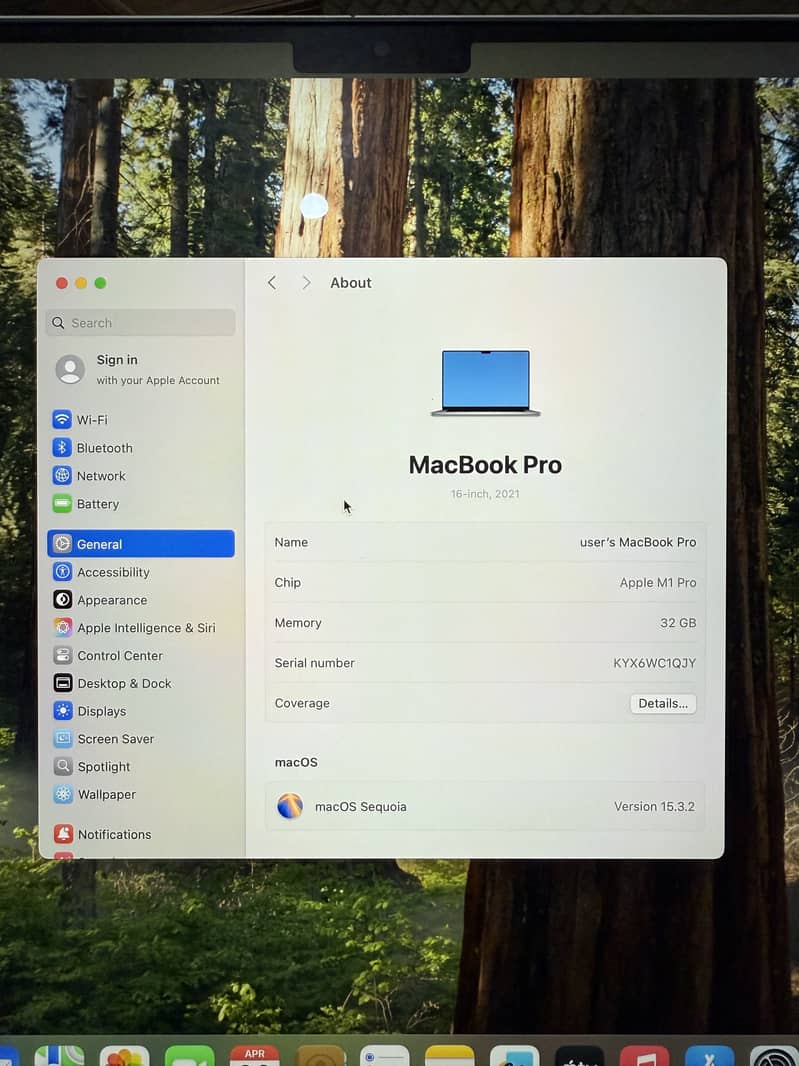 Macbook Pro M1 2021 32gb/512gb  16 inch 6