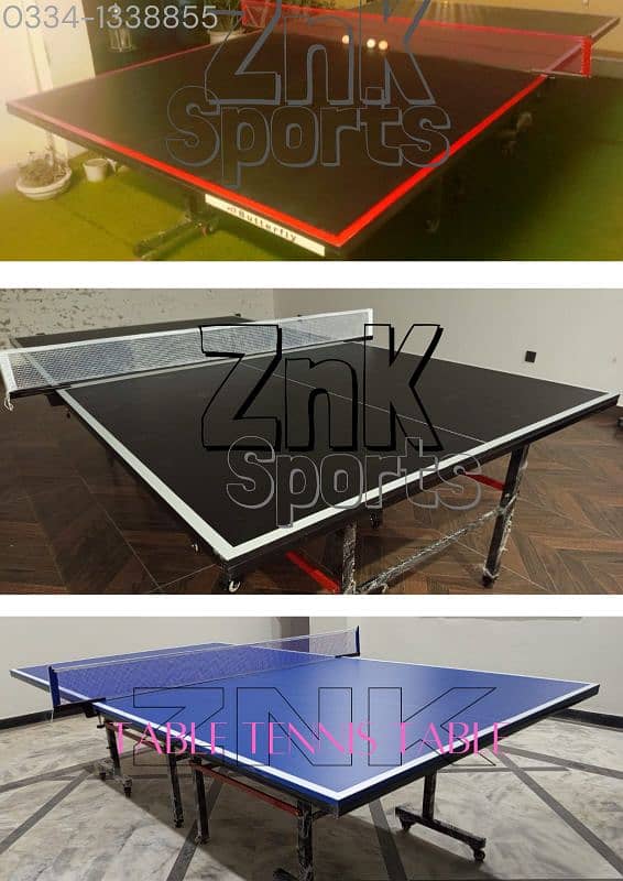 Table tennis tables 1