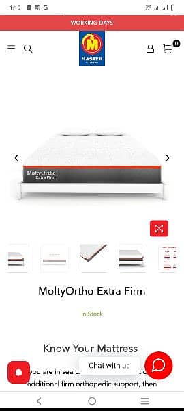 masters molty ortho extra firm mattress 0