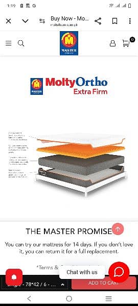 masters molty ortho extra firm mattress 4