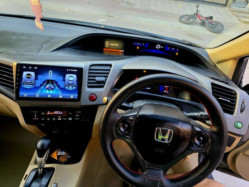 Honda Civic 2013 for sale, Grey, Full option 1