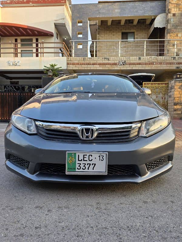 Honda Civic 2013 for sale, Grey, Full option 8