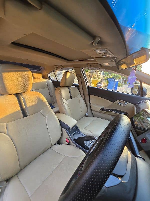 Honda Civic 2013 for sale, Grey, Full option 10
