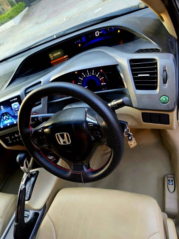 Honda Civic 2013 for sale, Grey, Full option 14