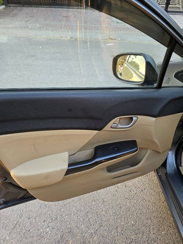 Honda Civic 2013 for sale, Grey, Full option 16