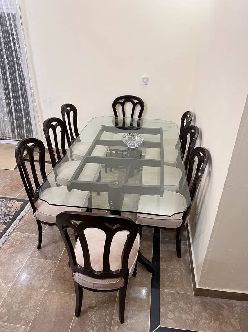 8 Seater Wooden Dining Table 0