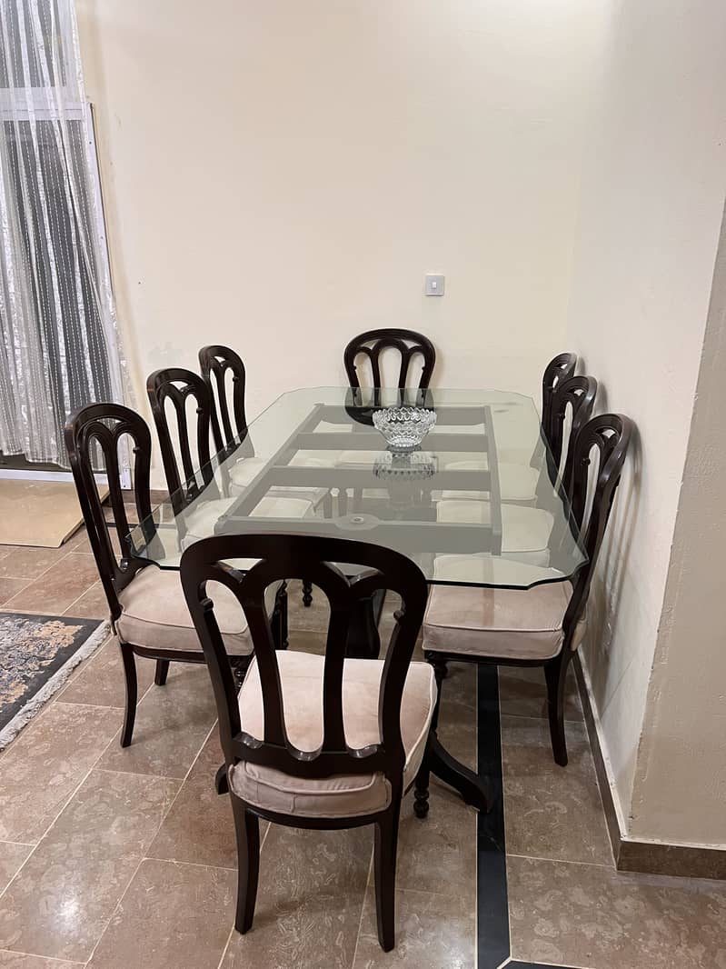 8 Seater Wooden Dining Table 1